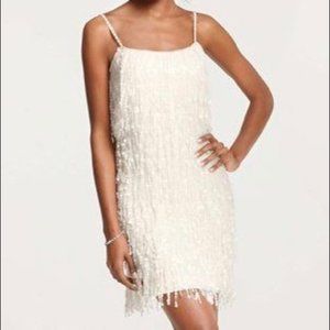 Ann Taylor Sequin Fringe Dress size 4